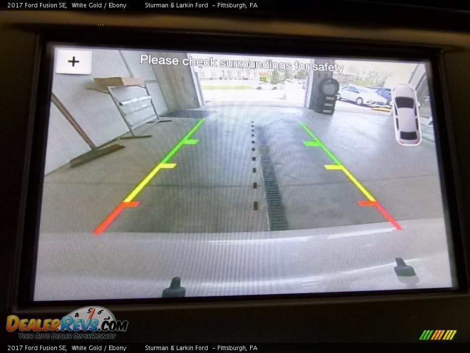 2017 Ford Fusion SE White Gold / Ebony Photo #14