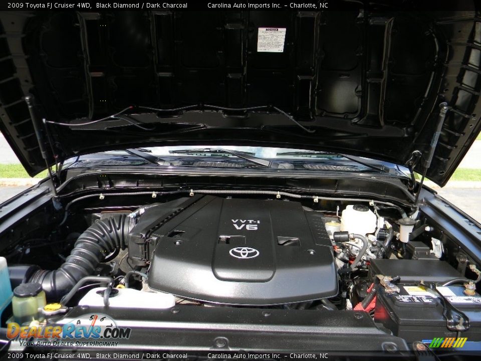 2009 Toyota FJ Cruiser 4WD Black Diamond / Dark Charcoal Photo #25