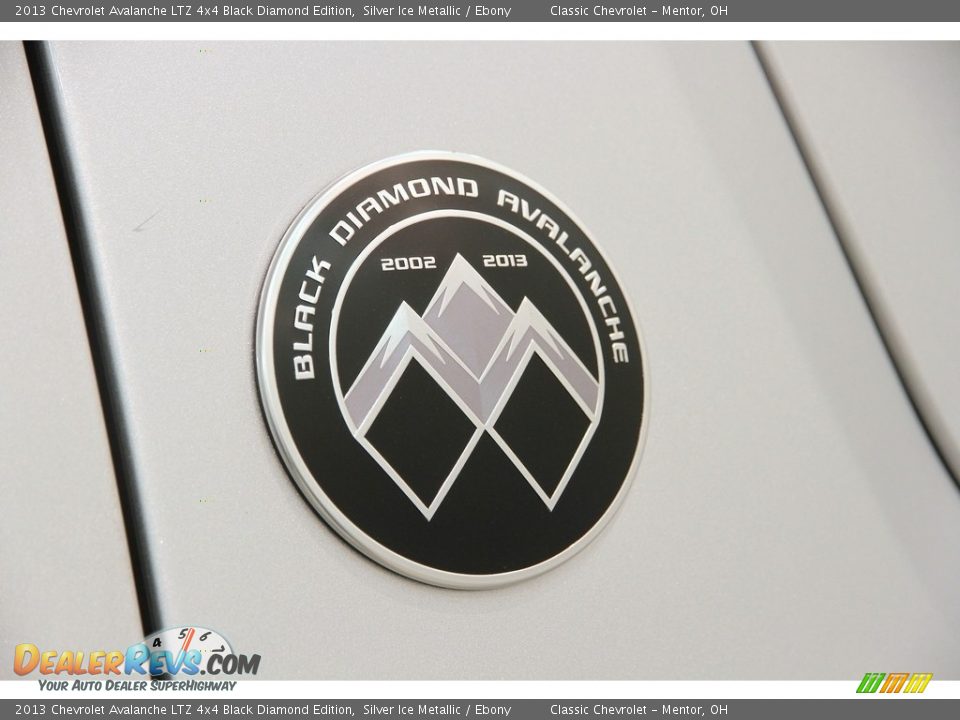 2013 Chevrolet Avalanche LTZ 4x4 Black Diamond Edition Silver Ice Metallic / Ebony Photo #4
