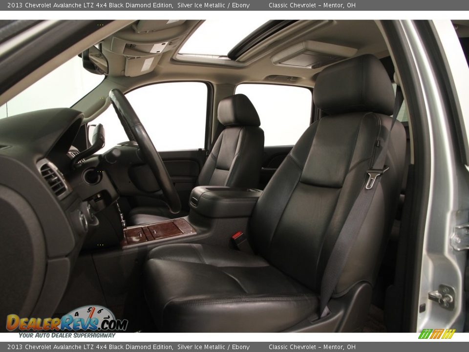 2013 Chevrolet Avalanche LTZ 4x4 Black Diamond Edition Silver Ice Metallic / Ebony Photo #6
