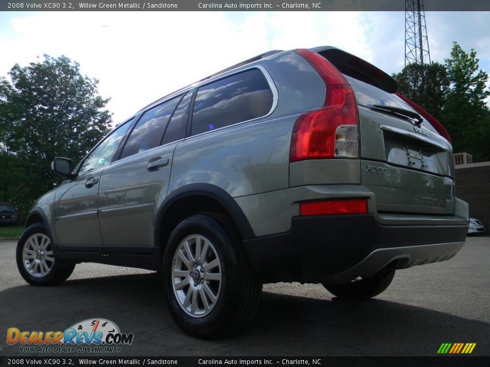 2008 Volvo XC90 3.2 Willow Green Metallic / Sandstone Photo #8