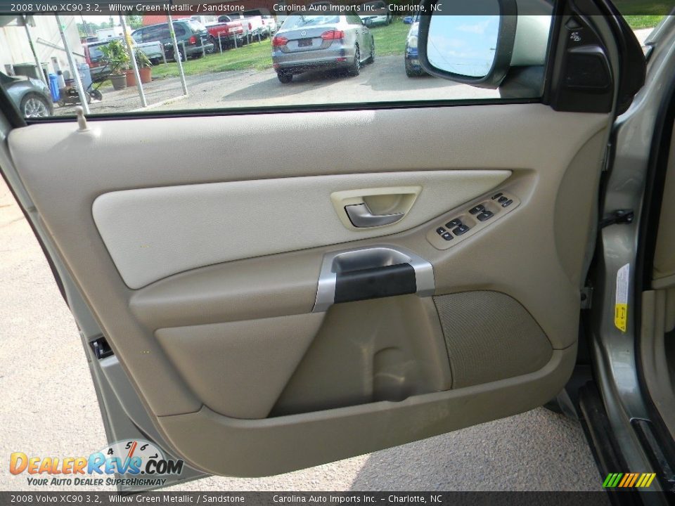 2008 Volvo XC90 3.2 Willow Green Metallic / Sandstone Photo #17