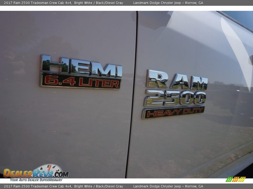 2017 Ram 2500 Tradesman Crew Cab 4x4 Bright White / Black/Diesel Gray Photo #6