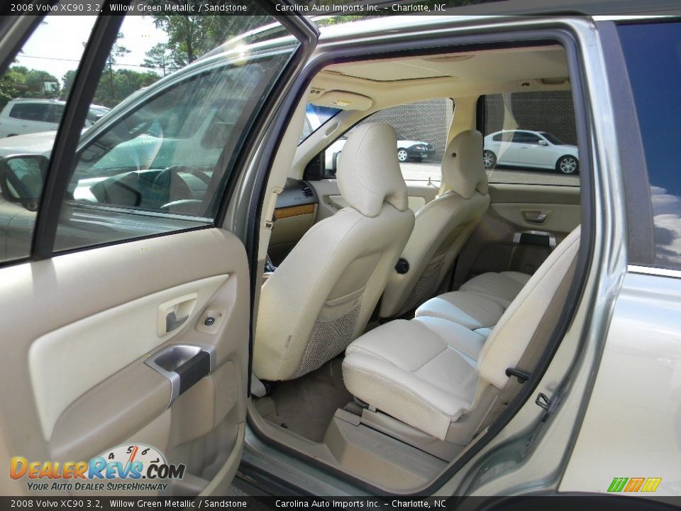 2008 Volvo XC90 3.2 Willow Green Metallic / Sandstone Photo #19