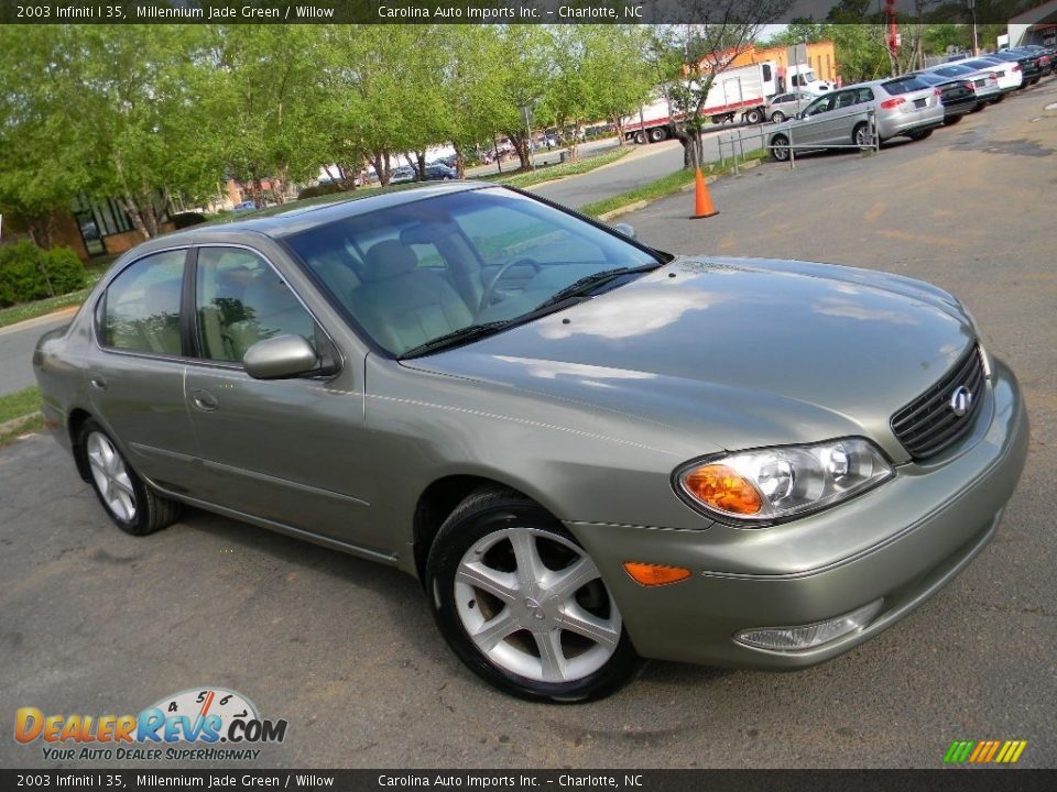 2003 Infiniti I 35 Millennium Jade Green / Willow Photo #3