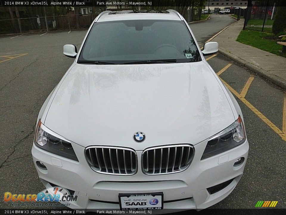 2014 BMW X3 xDrive35i Alpine White / Black Photo #8