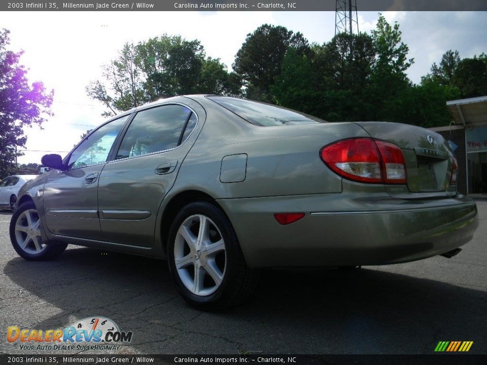 2003 Infiniti I 35 Millennium Jade Green / Willow Photo #8