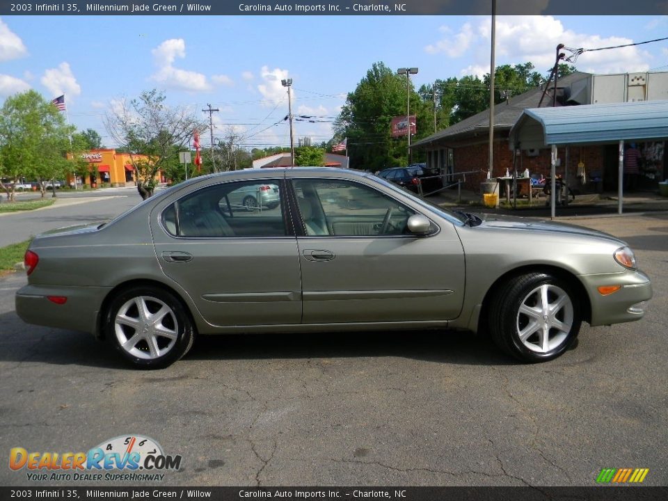2003 Infiniti I 35 Millennium Jade Green / Willow Photo #11