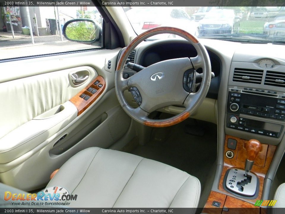 2003 Infiniti I 35 Millennium Jade Green / Willow Photo #12