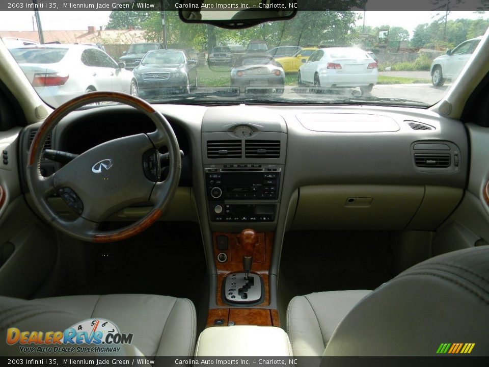 2003 Infiniti I 35 Millennium Jade Green / Willow Photo #13