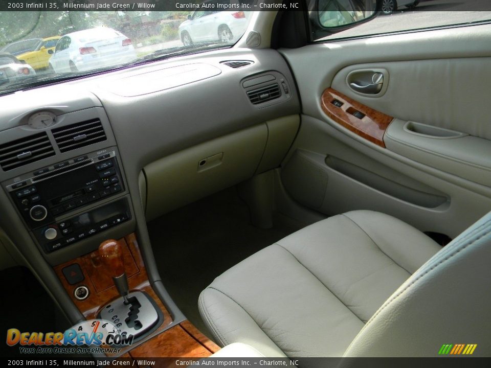 2003 Infiniti I 35 Millennium Jade Green / Willow Photo #14