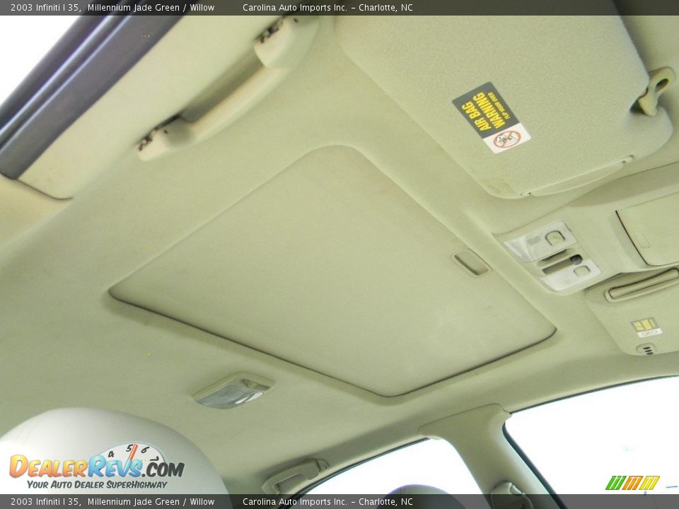 2003 Infiniti I 35 Millennium Jade Green / Willow Photo #23