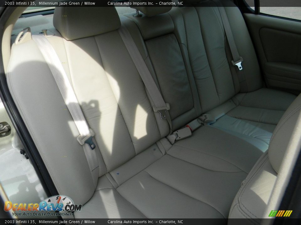2003 Infiniti I 35 Millennium Jade Green / Willow Photo #24