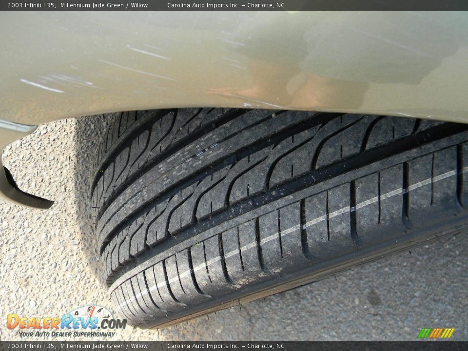 2003 Infiniti I 35 Millennium Jade Green / Willow Photo #27