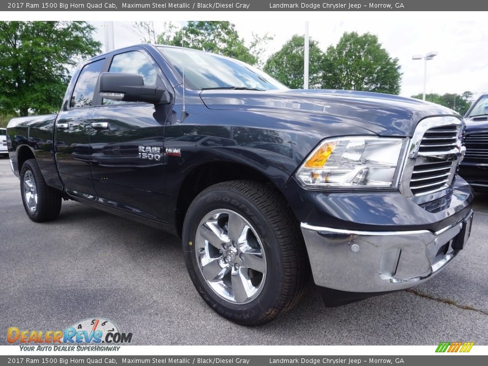 Front 3/4 View of 2017 Ram 1500 Big Horn Quad Cab Photo #4