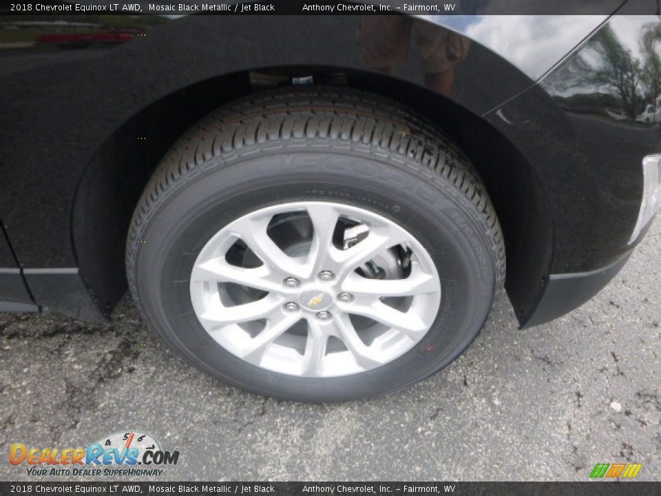 2018 Chevrolet Equinox LT AWD Mosaic Black Metallic / Jet Black Photo #2
