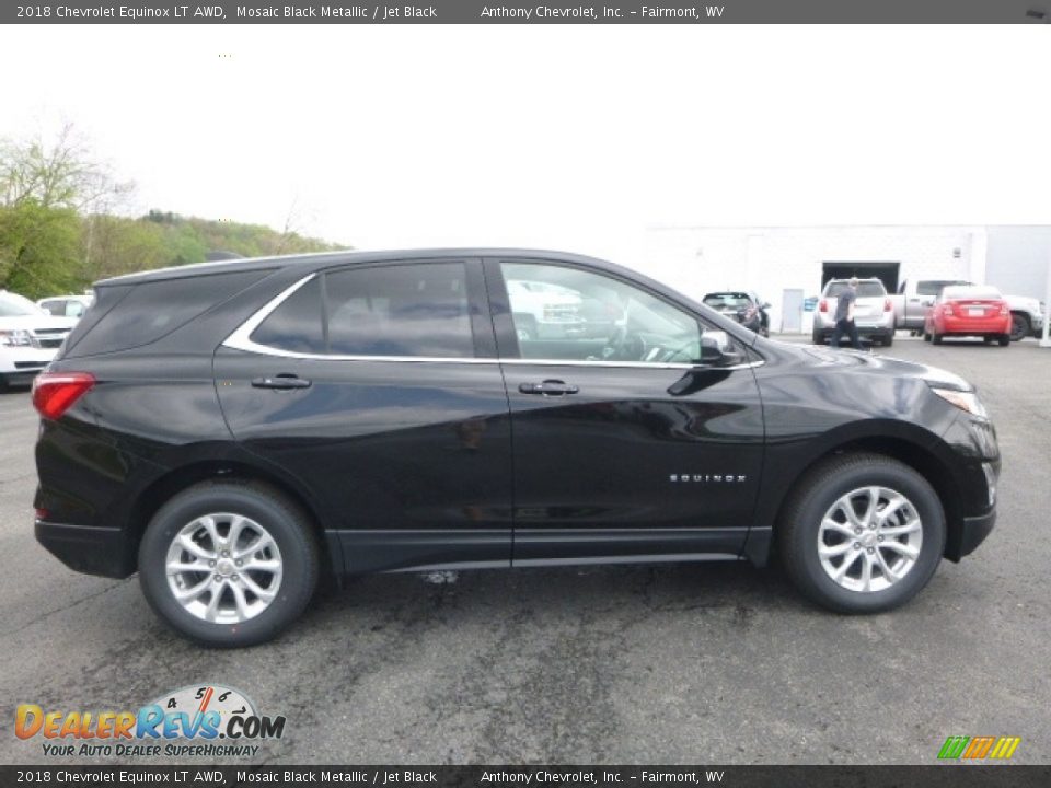 2018 Chevrolet Equinox LT AWD Mosaic Black Metallic / Jet Black Photo #3