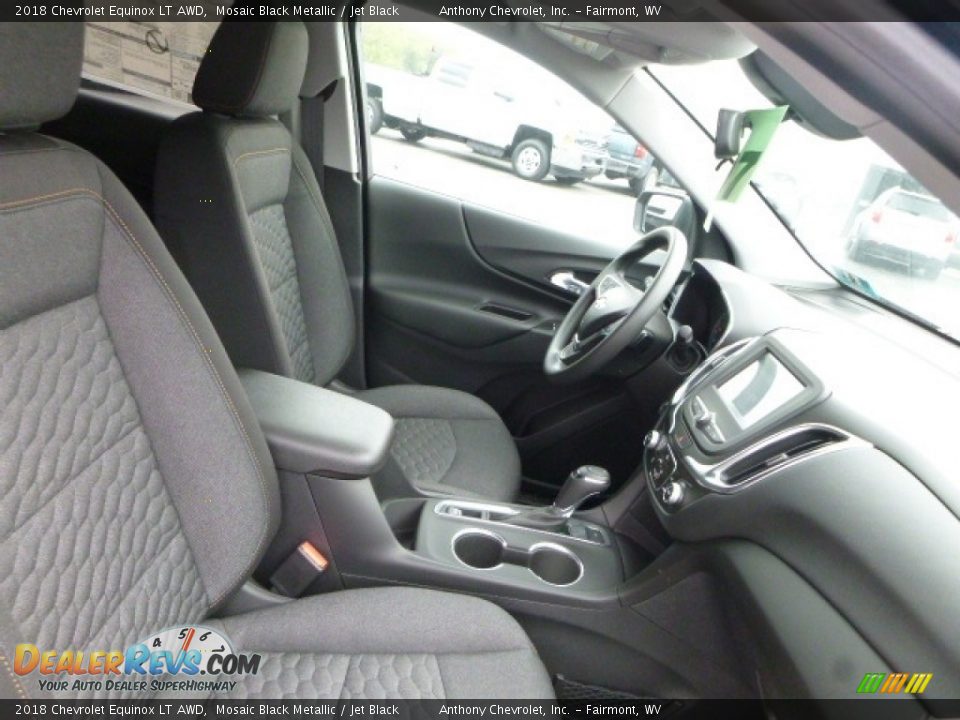 2018 Chevrolet Equinox LT AWD Mosaic Black Metallic / Jet Black Photo #4