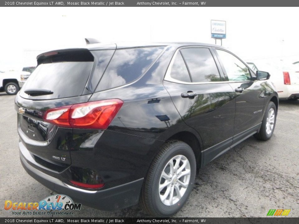 2018 Chevrolet Equinox LT AWD Mosaic Black Metallic / Jet Black Photo #7