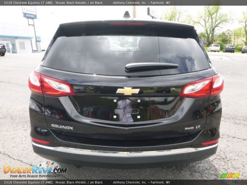 2018 Chevrolet Equinox LT AWD Mosaic Black Metallic / Jet Black Photo #8