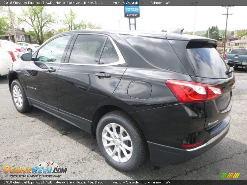 2018 Chevrolet Equinox LT AWD Mosaic Black Metallic / Jet Black Photo #9