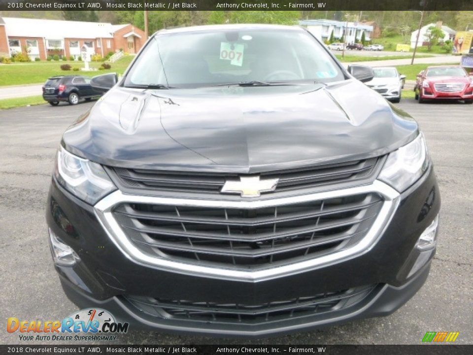 2018 Chevrolet Equinox LT AWD Mosaic Black Metallic / Jet Black Photo #12