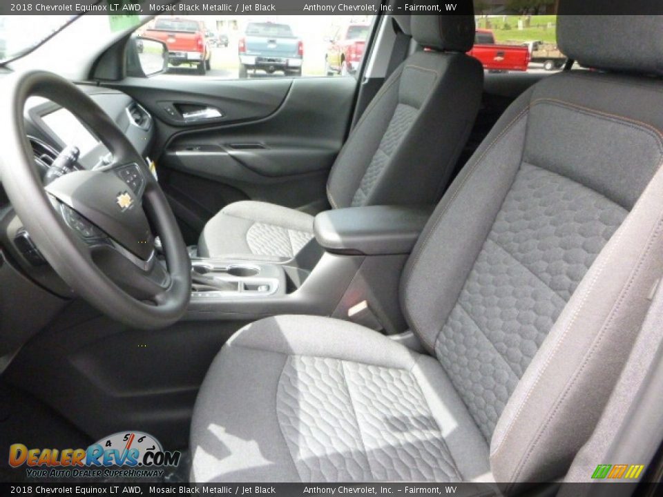 2018 Chevrolet Equinox LT AWD Mosaic Black Metallic / Jet Black Photo #13