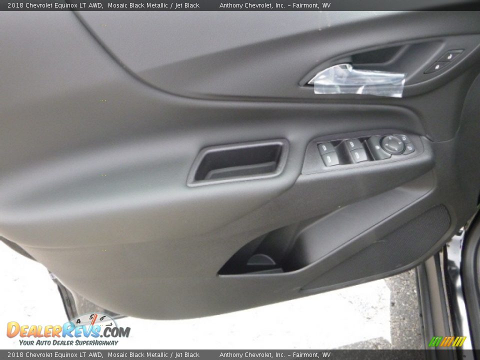 2018 Chevrolet Equinox LT AWD Mosaic Black Metallic / Jet Black Photo #14