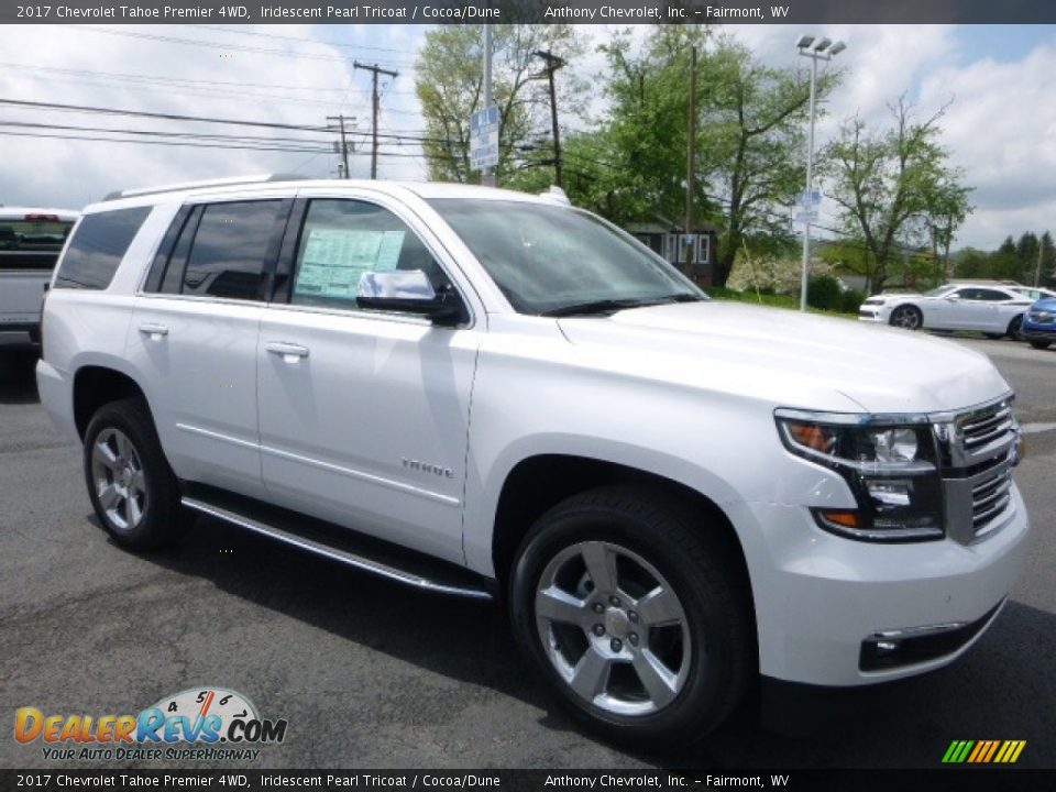 2017 Chevrolet Tahoe Premier 4WD Iridescent Pearl Tricoat / Cocoa/Dune Photo #1