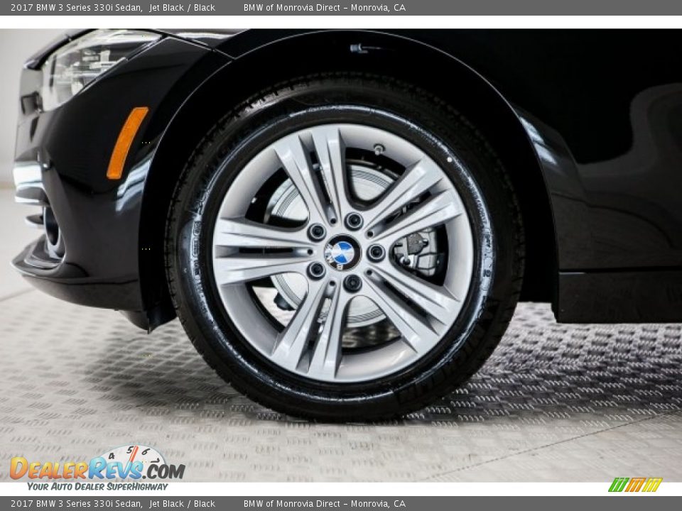 2017 BMW 3 Series 330i Sedan Jet Black / Black Photo #9