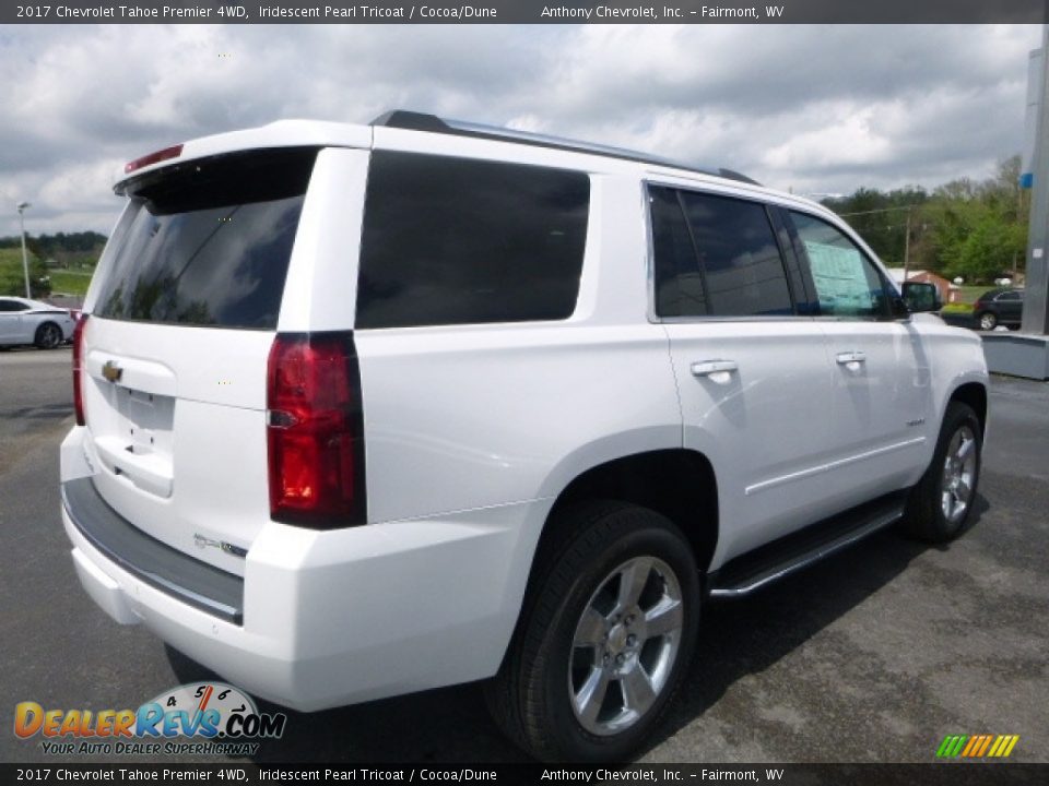 2017 Chevrolet Tahoe Premier 4WD Iridescent Pearl Tricoat / Cocoa/Dune Photo #9