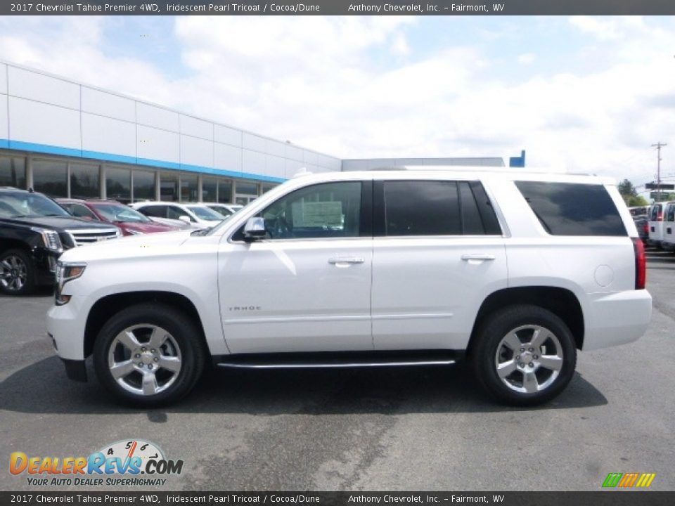 2017 Chevrolet Tahoe Premier 4WD Iridescent Pearl Tricoat / Cocoa/Dune Photo #12