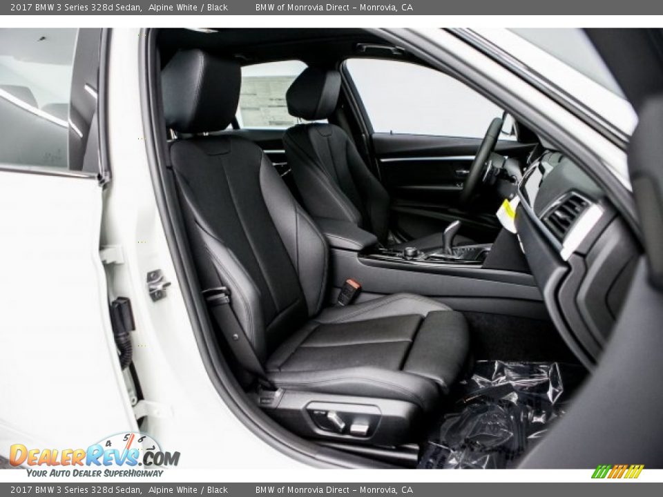 2017 BMW 3 Series 328d Sedan Alpine White / Black Photo #2