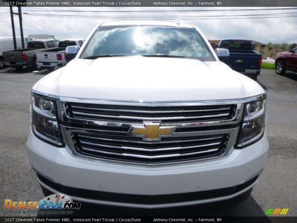 2017 Chevrolet Tahoe Premier 4WD Iridescent Pearl Tricoat / Cocoa/Dune Photo #14