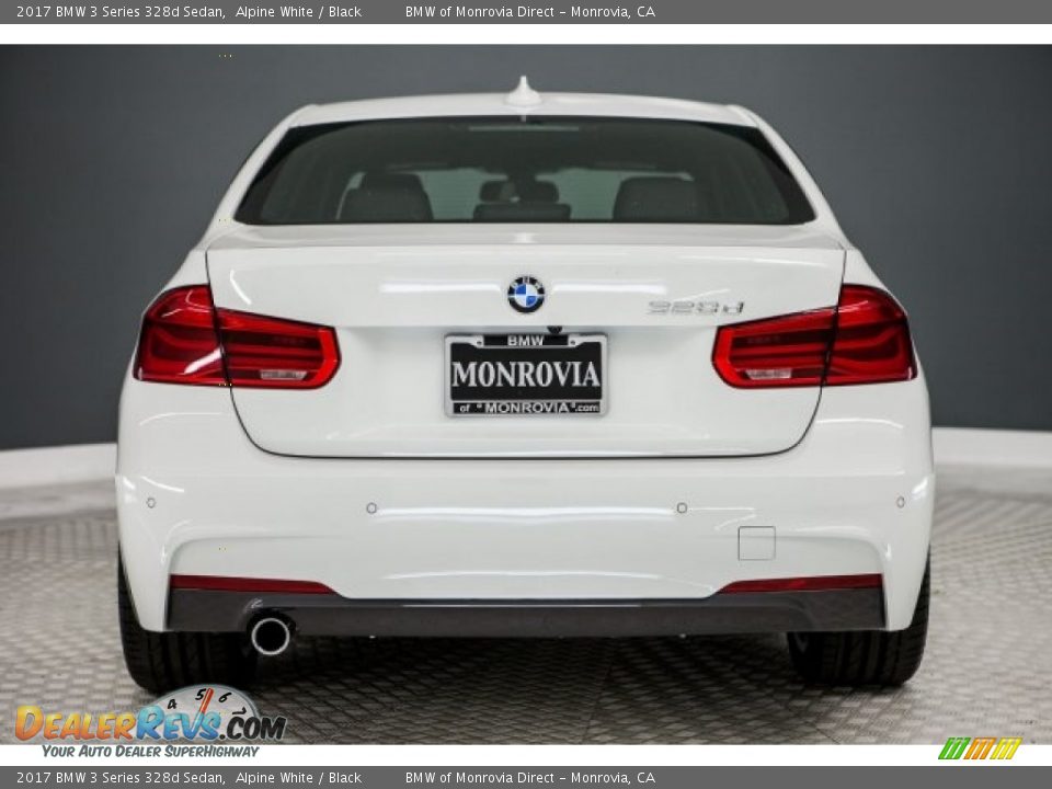 2017 BMW 3 Series 328d Sedan Alpine White / Black Photo #4