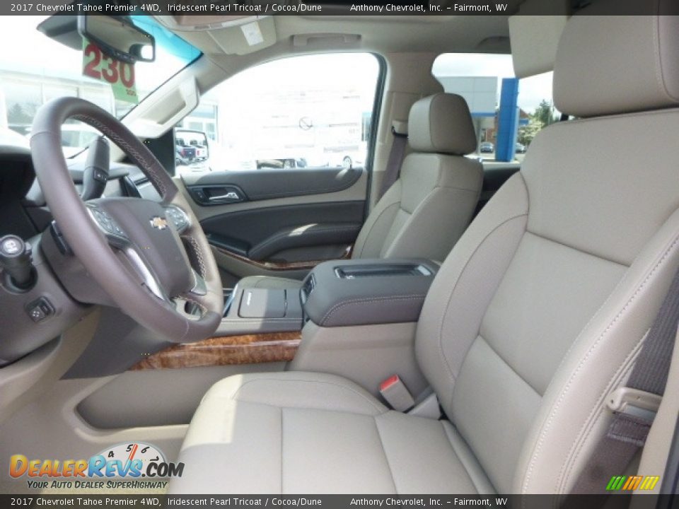 2017 Chevrolet Tahoe Premier 4WD Iridescent Pearl Tricoat / Cocoa/Dune Photo #15