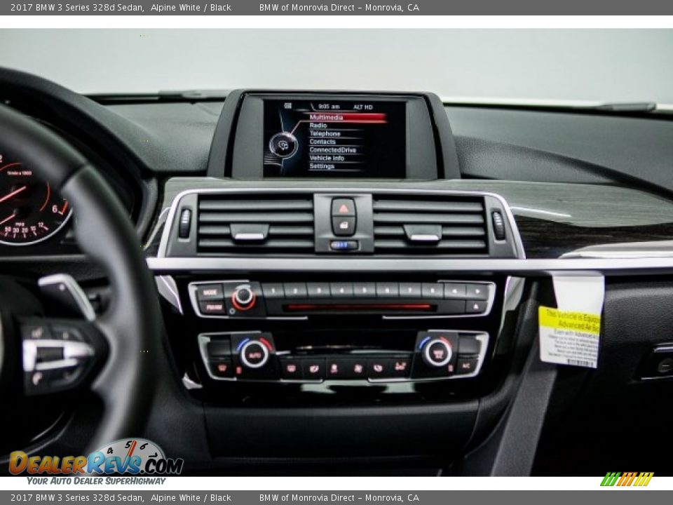 2017 BMW 3 Series 328d Sedan Alpine White / Black Photo #6