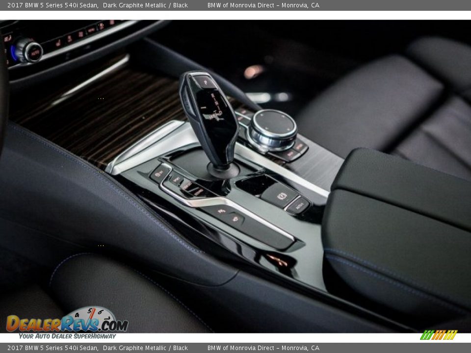 2017 BMW 5 Series 540i Sedan Dark Graphite Metallic / Black Photo #7