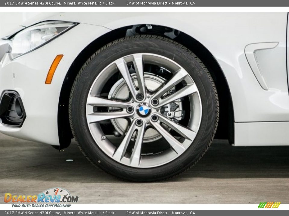 2017 BMW 4 Series 430i Coupe Mineral White Metallic / Black Photo #9