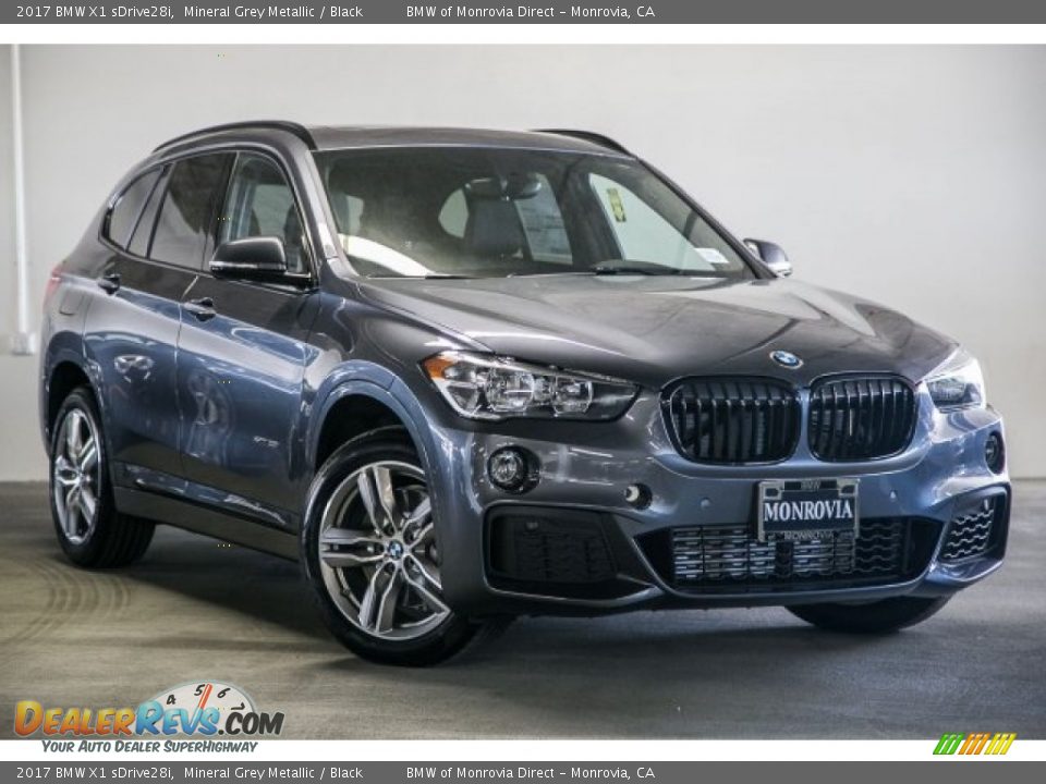 2017 BMW X1 sDrive28i Mineral Grey Metallic / Black Photo #12