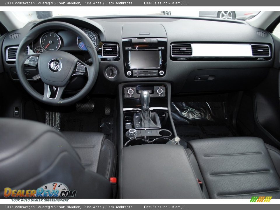 2014 Volkswagen Touareg V6 Sport 4Motion Pure White / Black Anthracite Photo #13