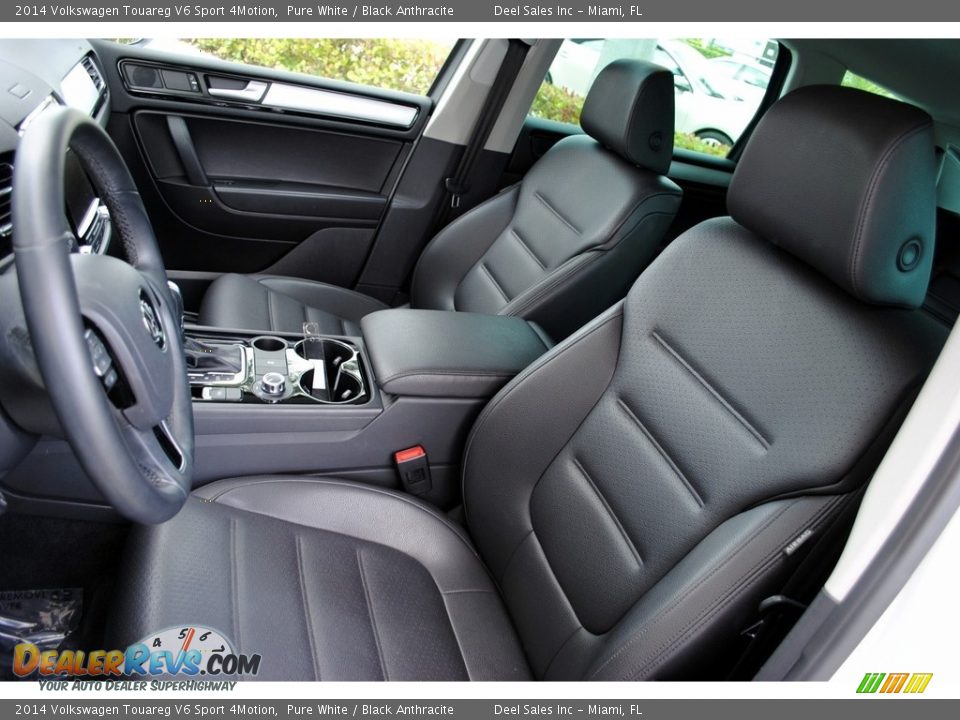 2014 Volkswagen Touareg V6 Sport 4Motion Pure White / Black Anthracite Photo #14