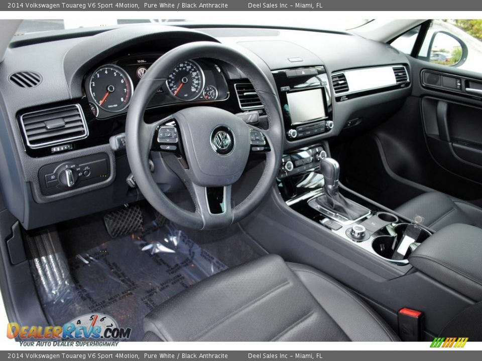 2014 Volkswagen Touareg V6 Sport 4Motion Pure White / Black Anthracite Photo #16