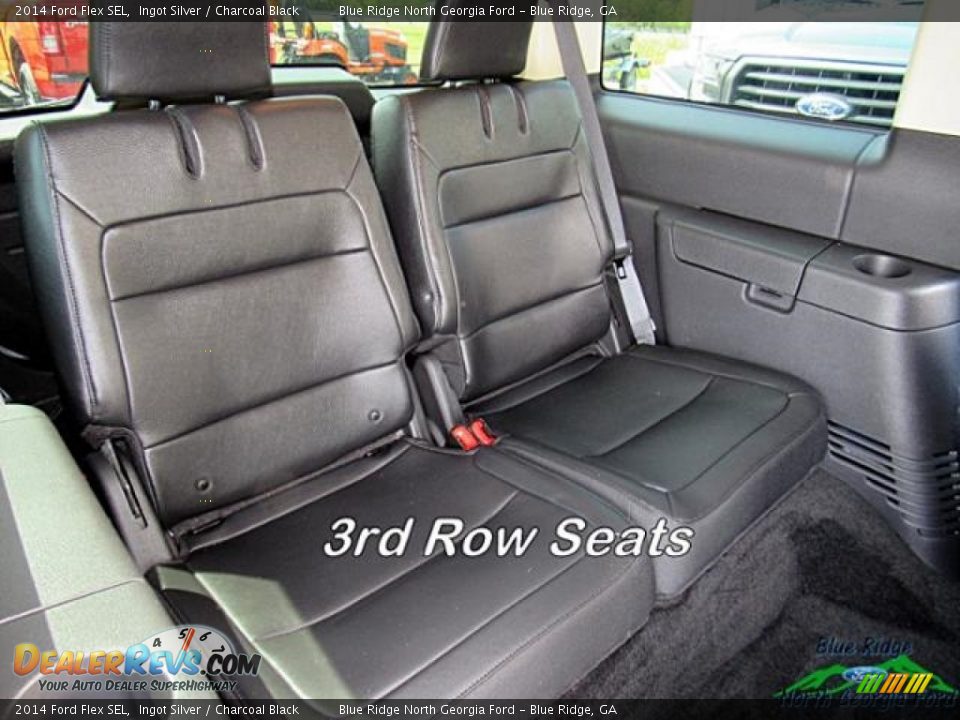 2014 Ford Flex SEL Ingot Silver / Charcoal Black Photo #15