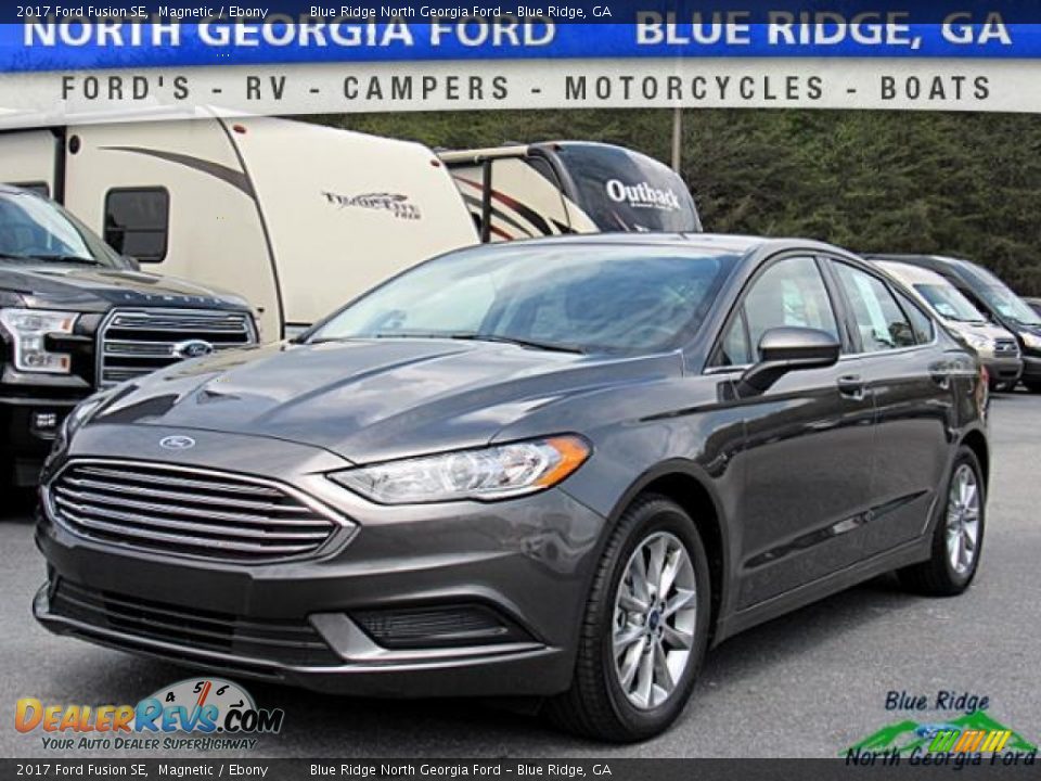 2017 Ford Fusion SE Magnetic / Ebony Photo #1