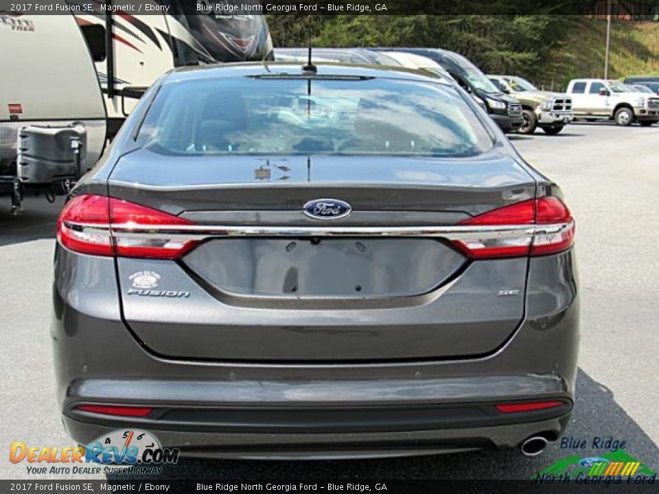 2017 Ford Fusion SE Magnetic / Ebony Photo #4