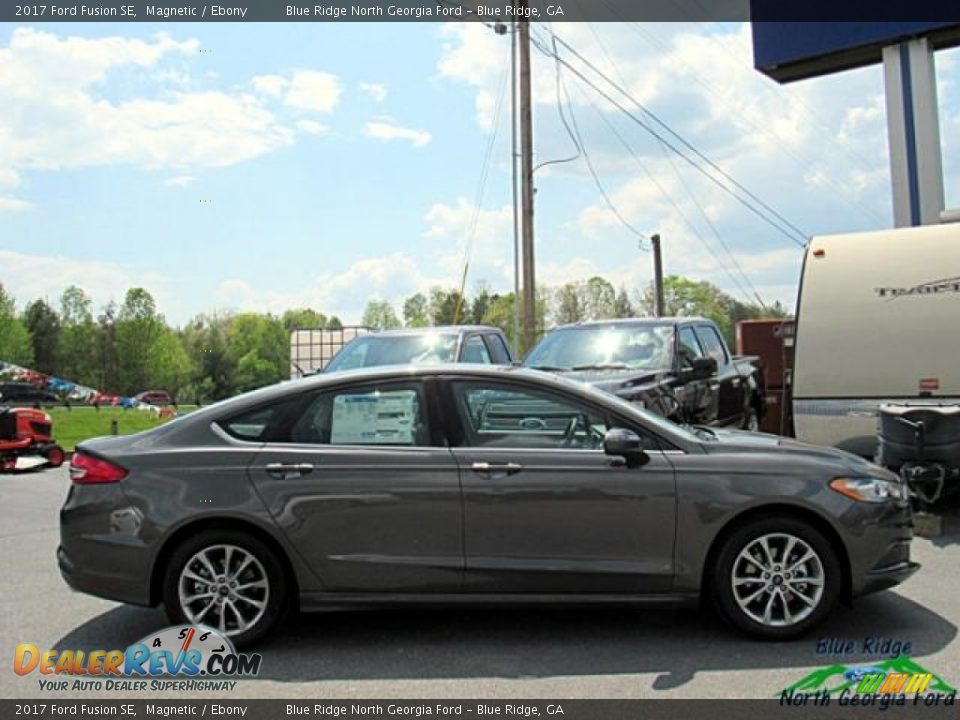 2017 Ford Fusion SE Magnetic / Ebony Photo #6