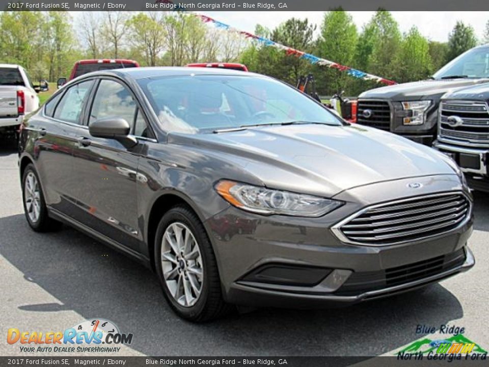 2017 Ford Fusion SE Magnetic / Ebony Photo #7