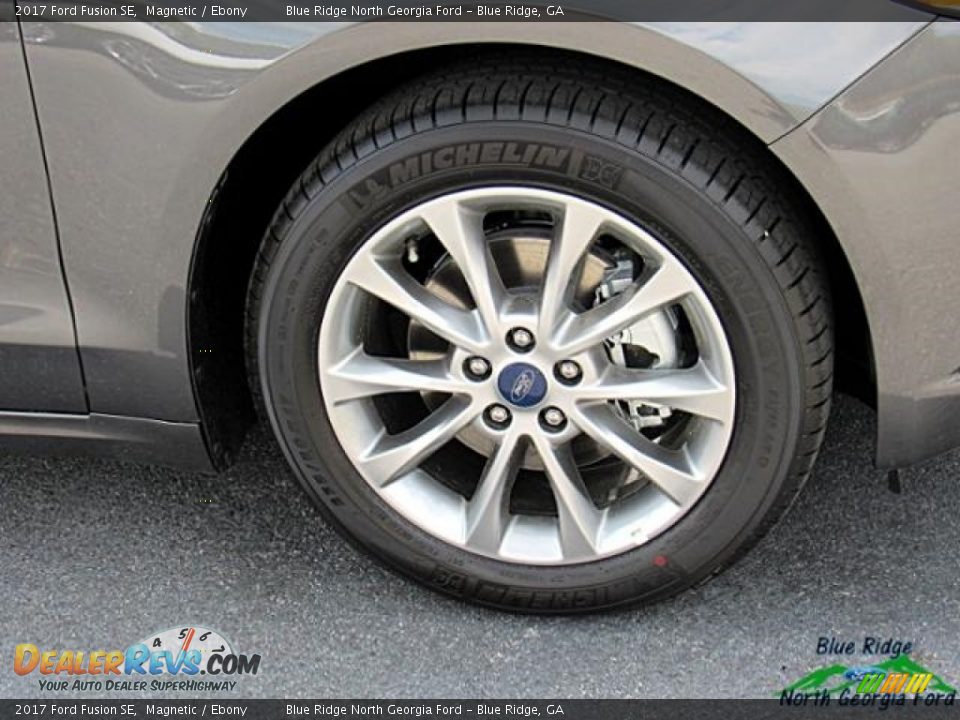 2017 Ford Fusion SE Magnetic / Ebony Photo #9