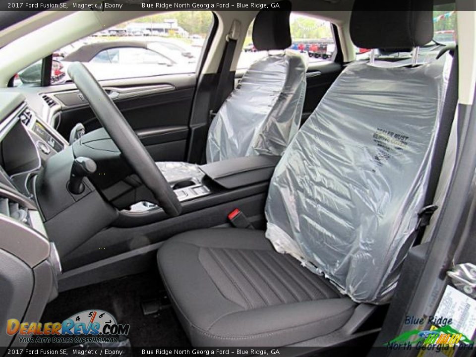 2017 Ford Fusion SE Magnetic / Ebony Photo #10